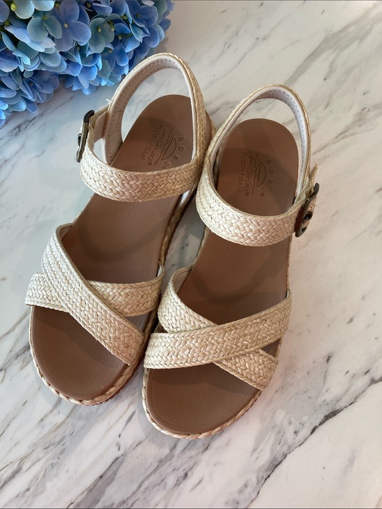 Skechers Shoes - Skechers BOBS Raffia Storm Sandals 8 Plush Foam